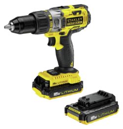 Stanley FatMax - Cordless Hammer Driver with 2 Batteries - 18V